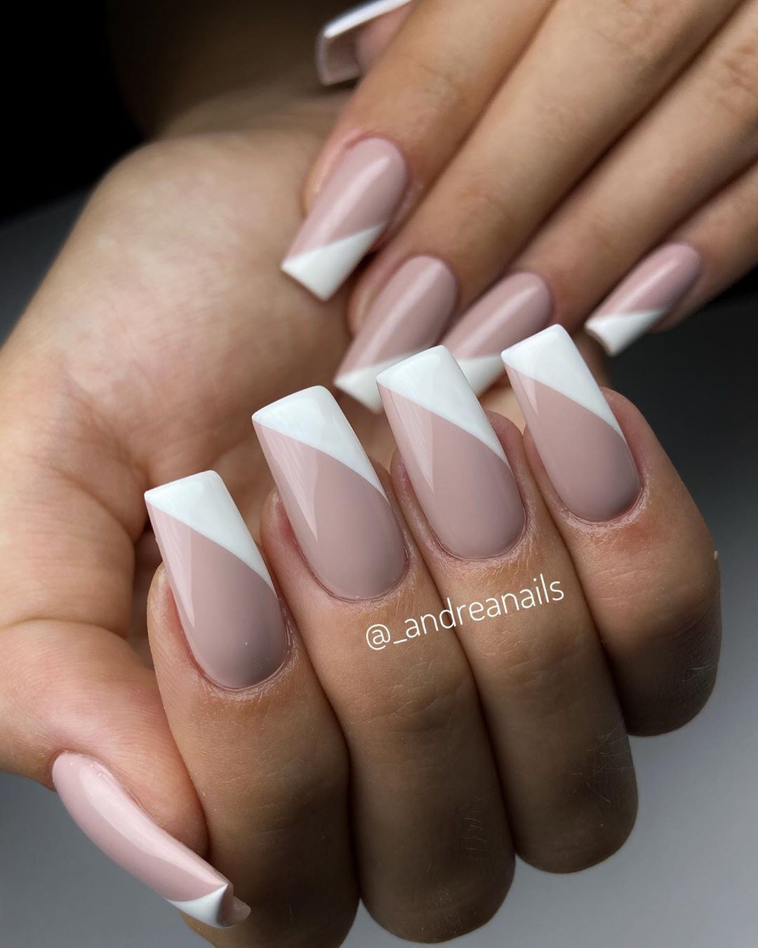 Want Stunning Nails? Try White Acrylic Nails With Design