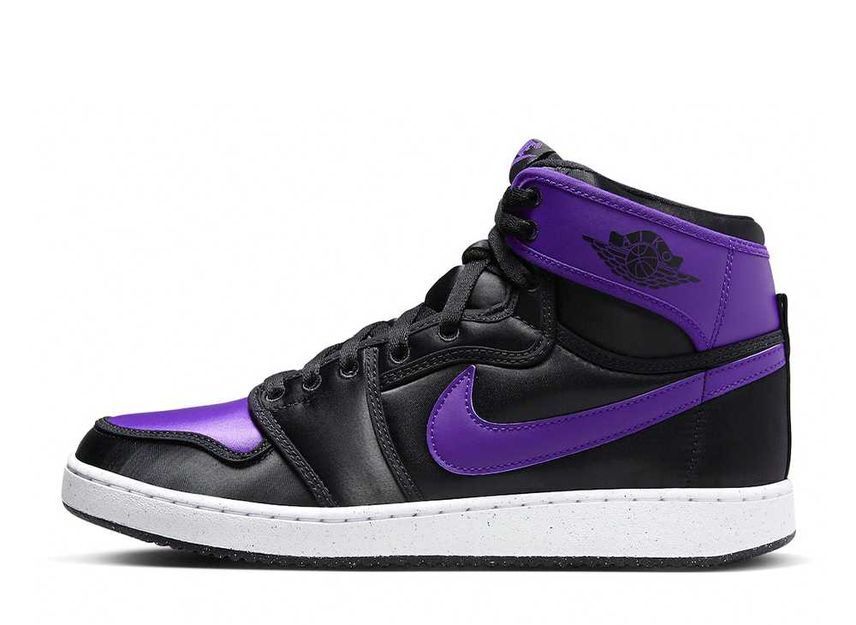 purple and black jordan 1