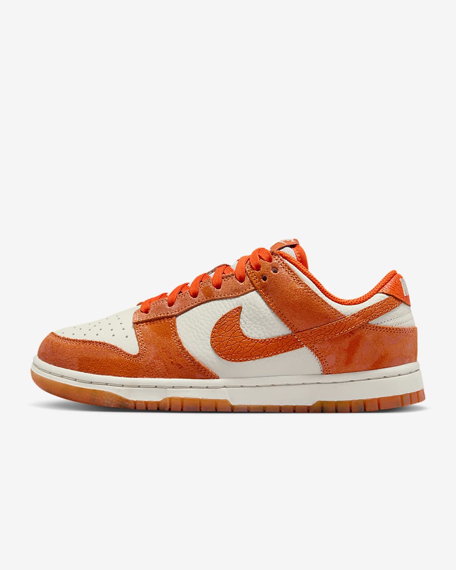 orange and white dunks