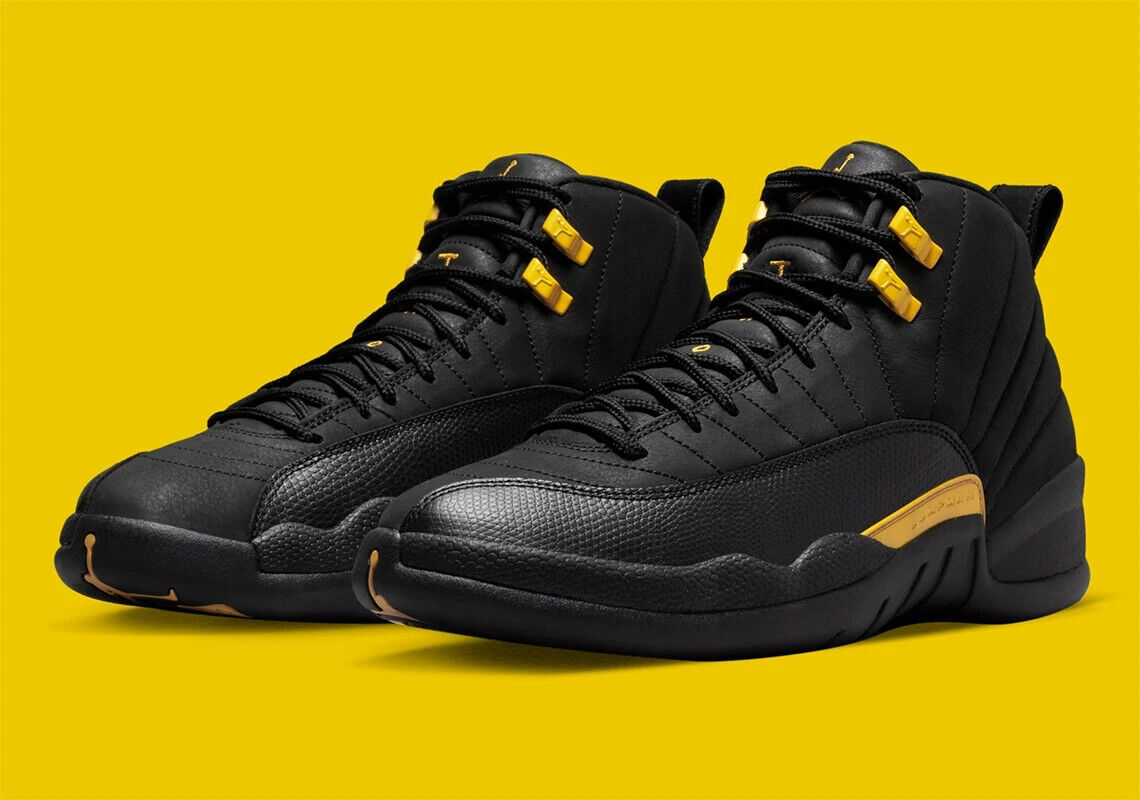 jordan 12 black taxi