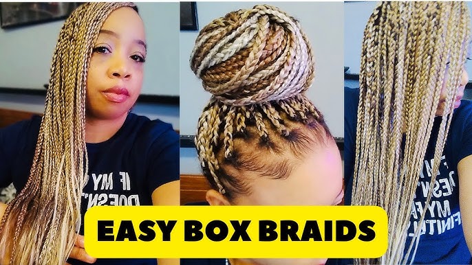 Blonde braids are a vibe (easy steps to achieve this look)