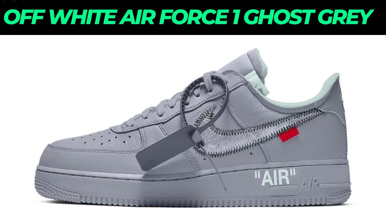 Unboxing the Grey Off-White Air Force 1: First Impressions