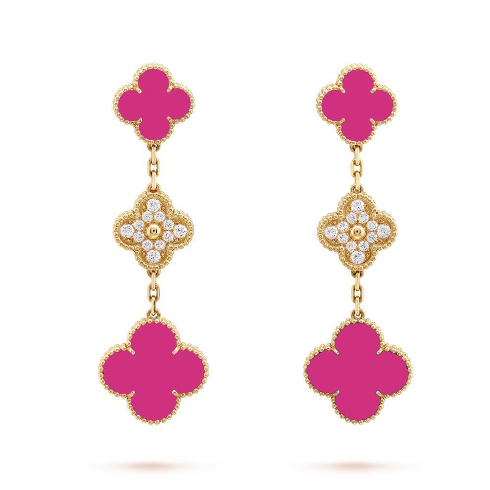 van cleef pink earrings for sale (find your perfect pair today)