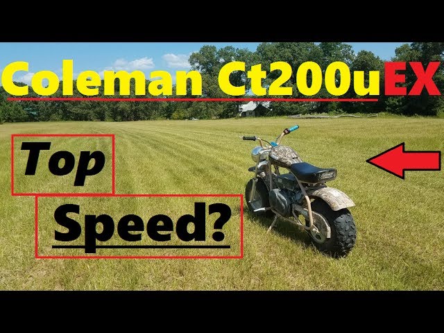 Coleman Mini Bike CT200U Top Speed: How Fast Can It Really Go?