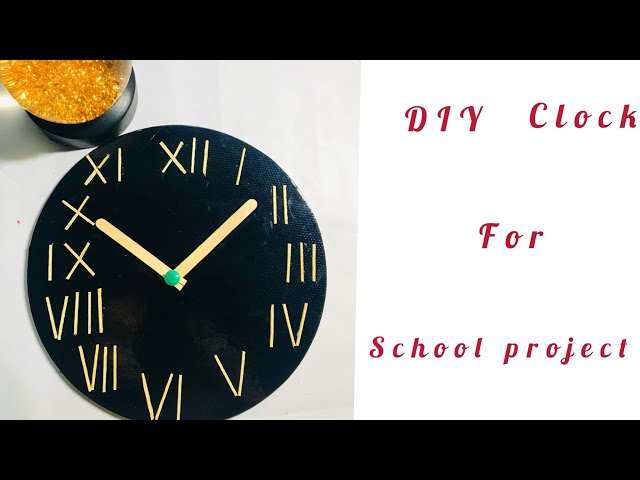Clock Face w Roman Numeral: Make Your Own! (DIY Craft for Telling Time)
