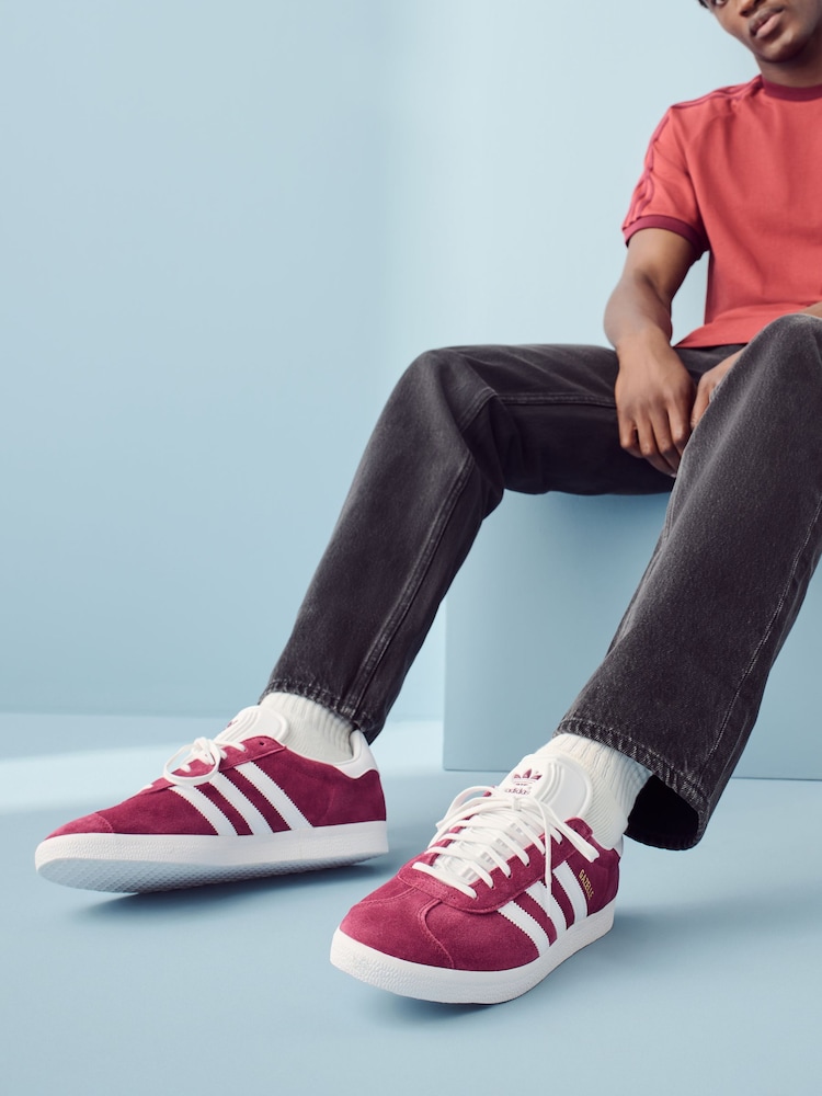 Where to Buy the Best Burgundy Gazelle Sneakers Online