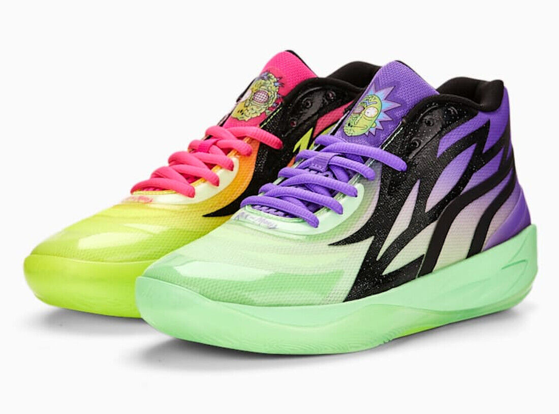 rick and morty lamelo ball shoes