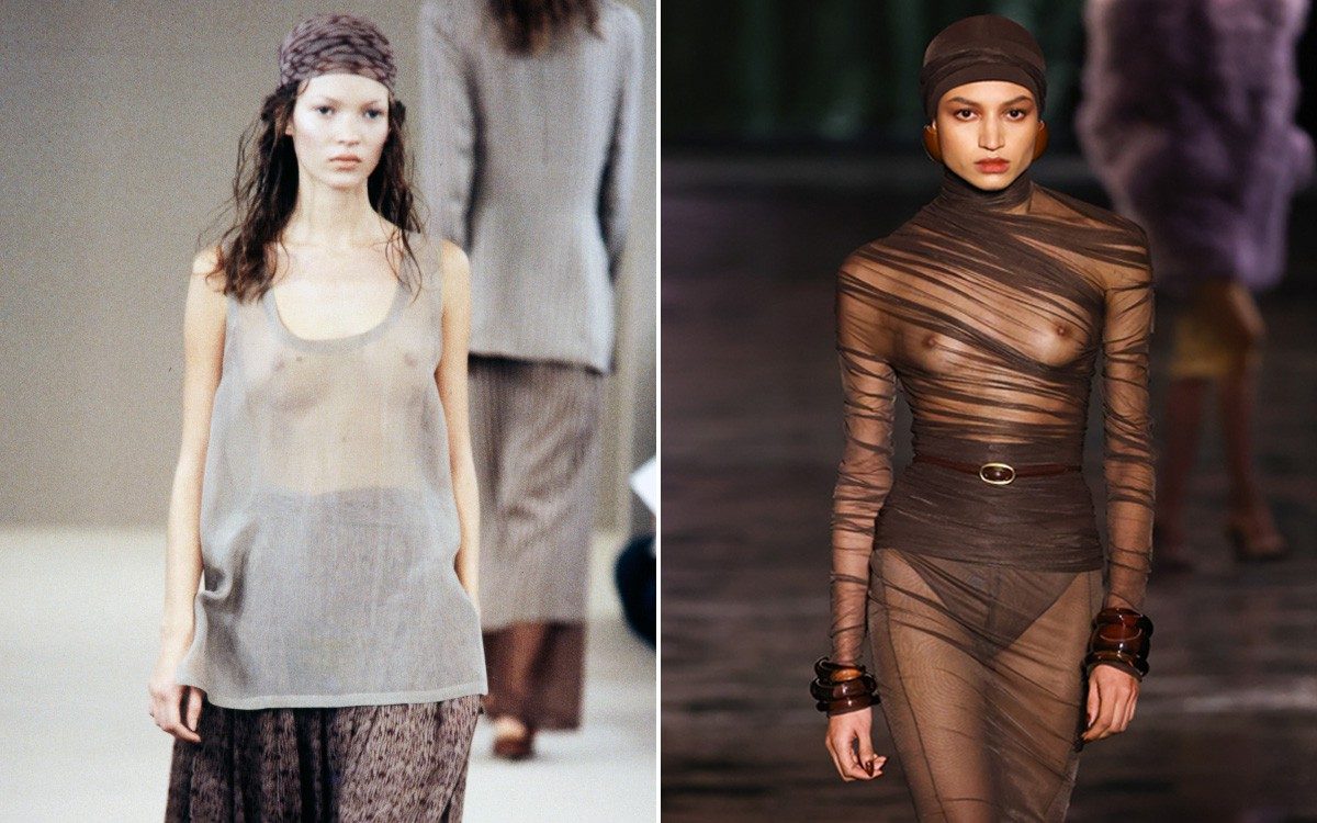 Fashion Show Braless: Celebrities and Models Embrace the Look