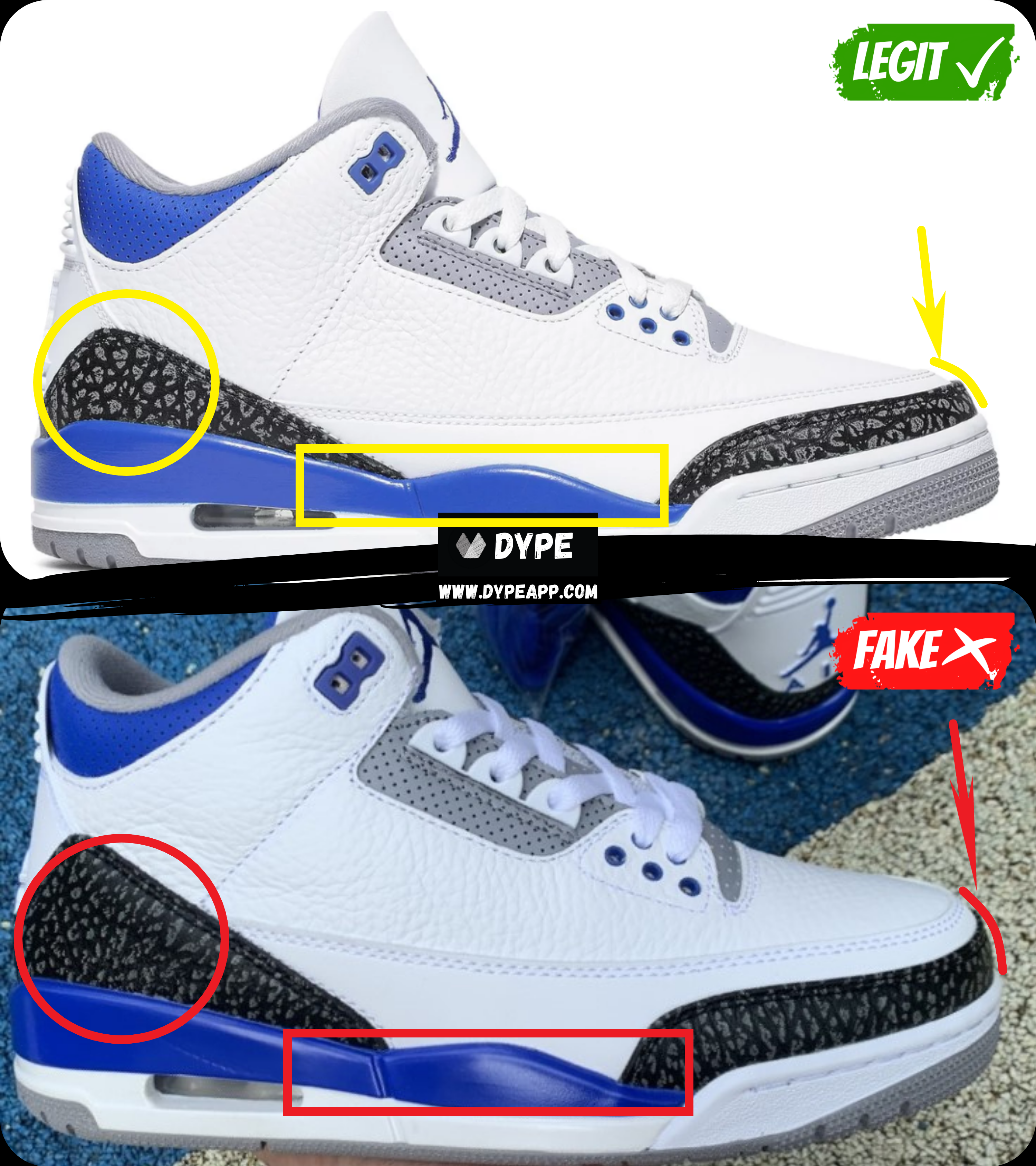 How to Spot Fake Blue 3s (A Guide to Authentic Jordans)