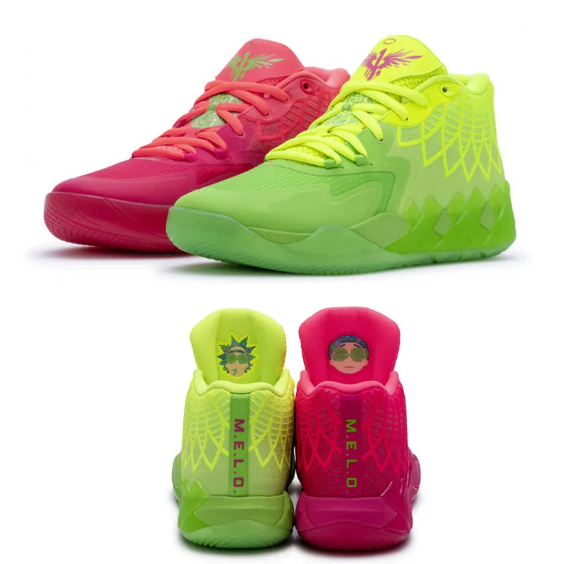 rick and morty lamelo ball shoes