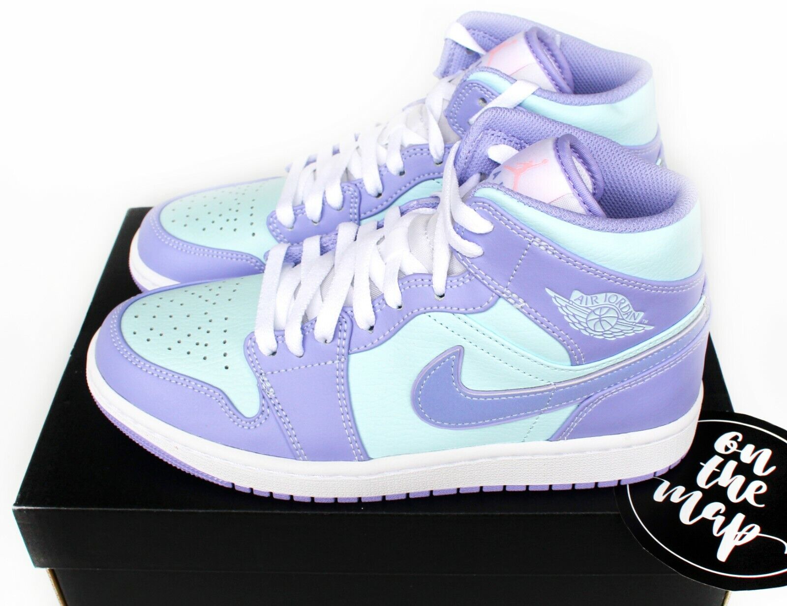 jordan shoes purple and blue