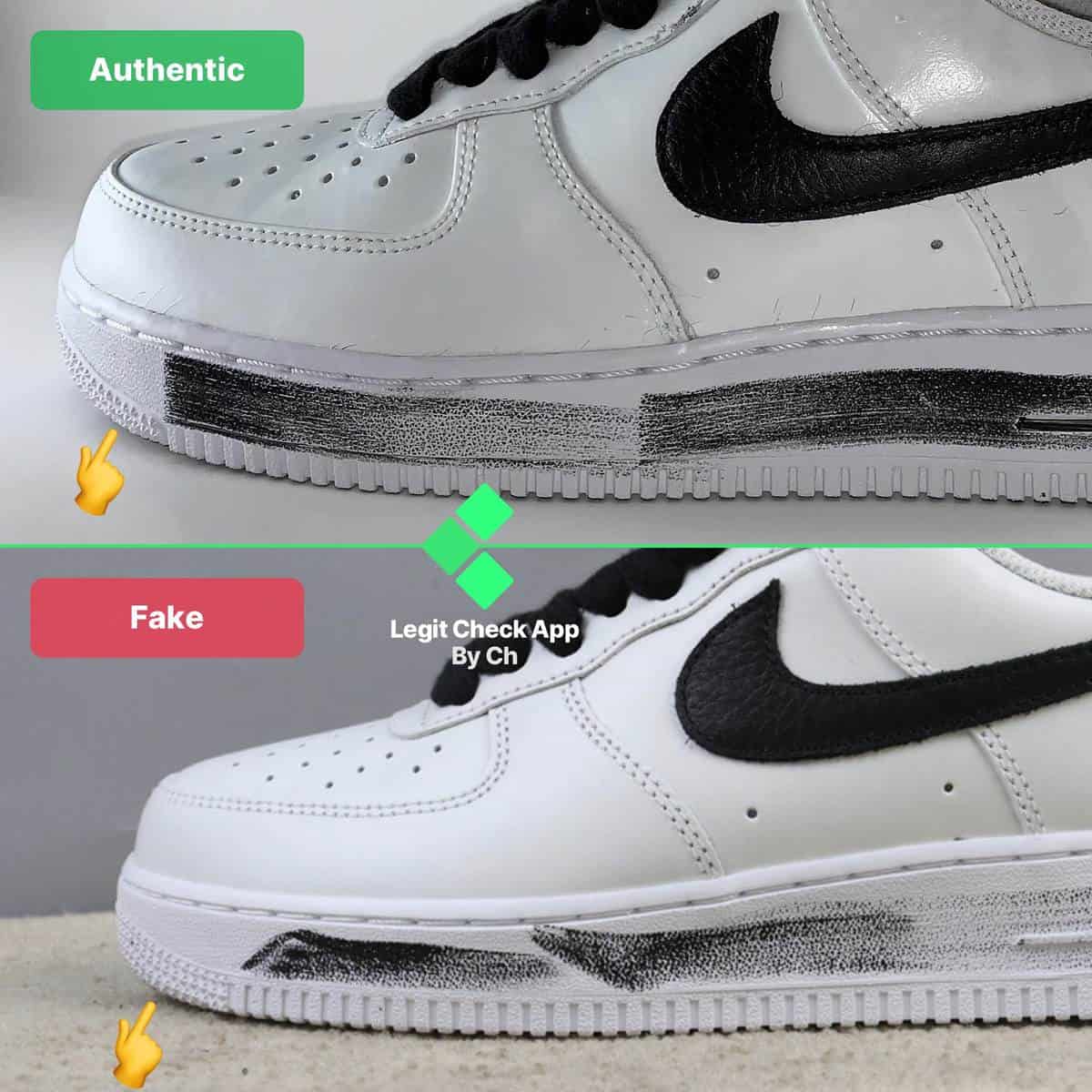 air force one peaceminusone real vs fake (spot the difference quickly with this guide)