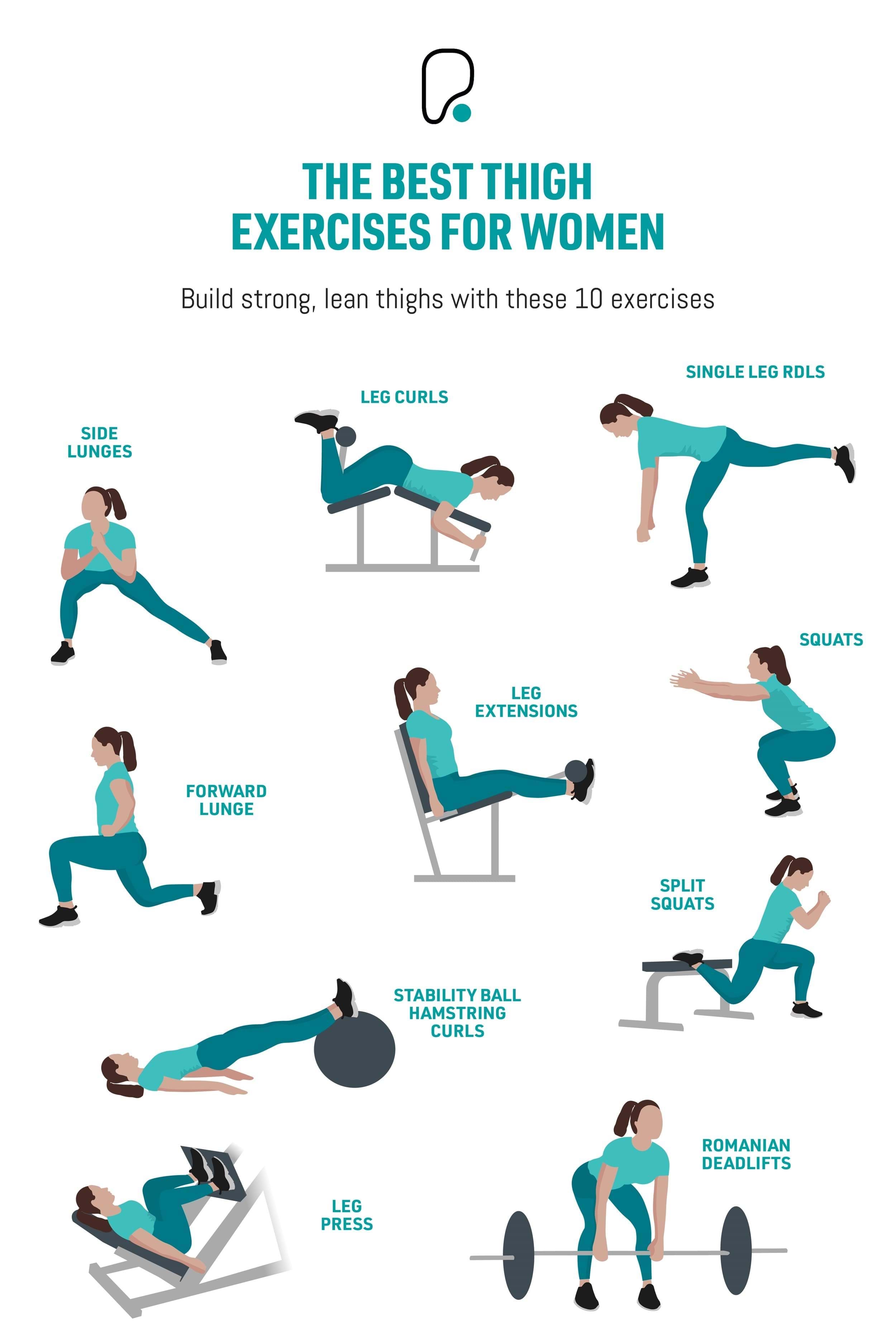 Big Legs Female Workout: Exercises for Strong Thighs