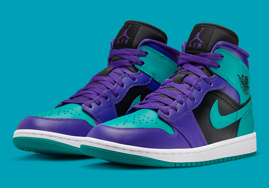 jordan shoes purple and blue