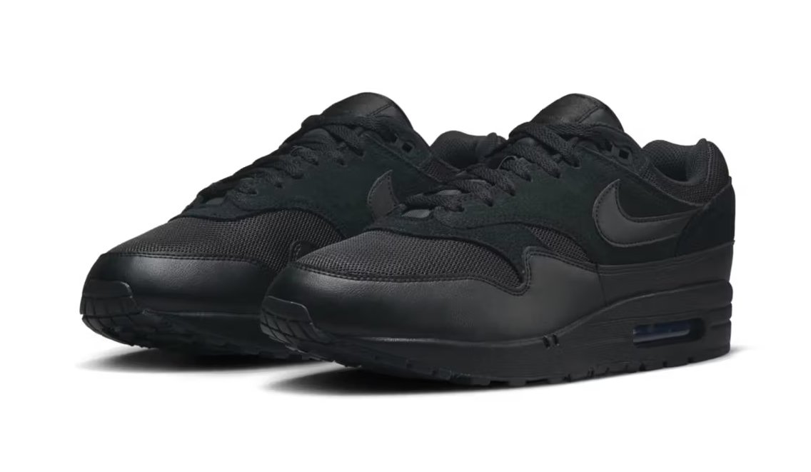 air max 1 all black
