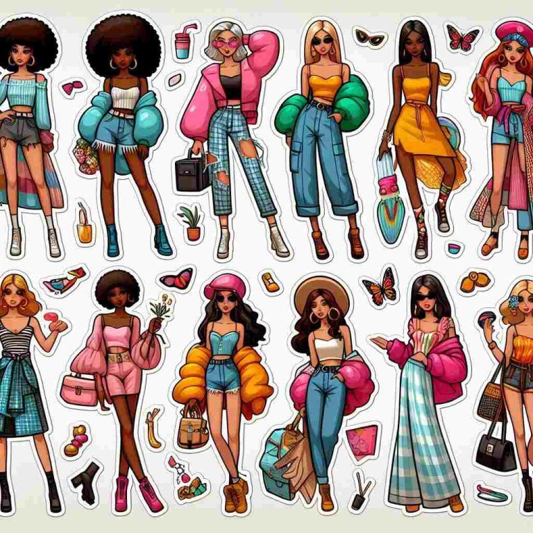 Cool Icon Fashionista Stickers: Find Your Perfect Style