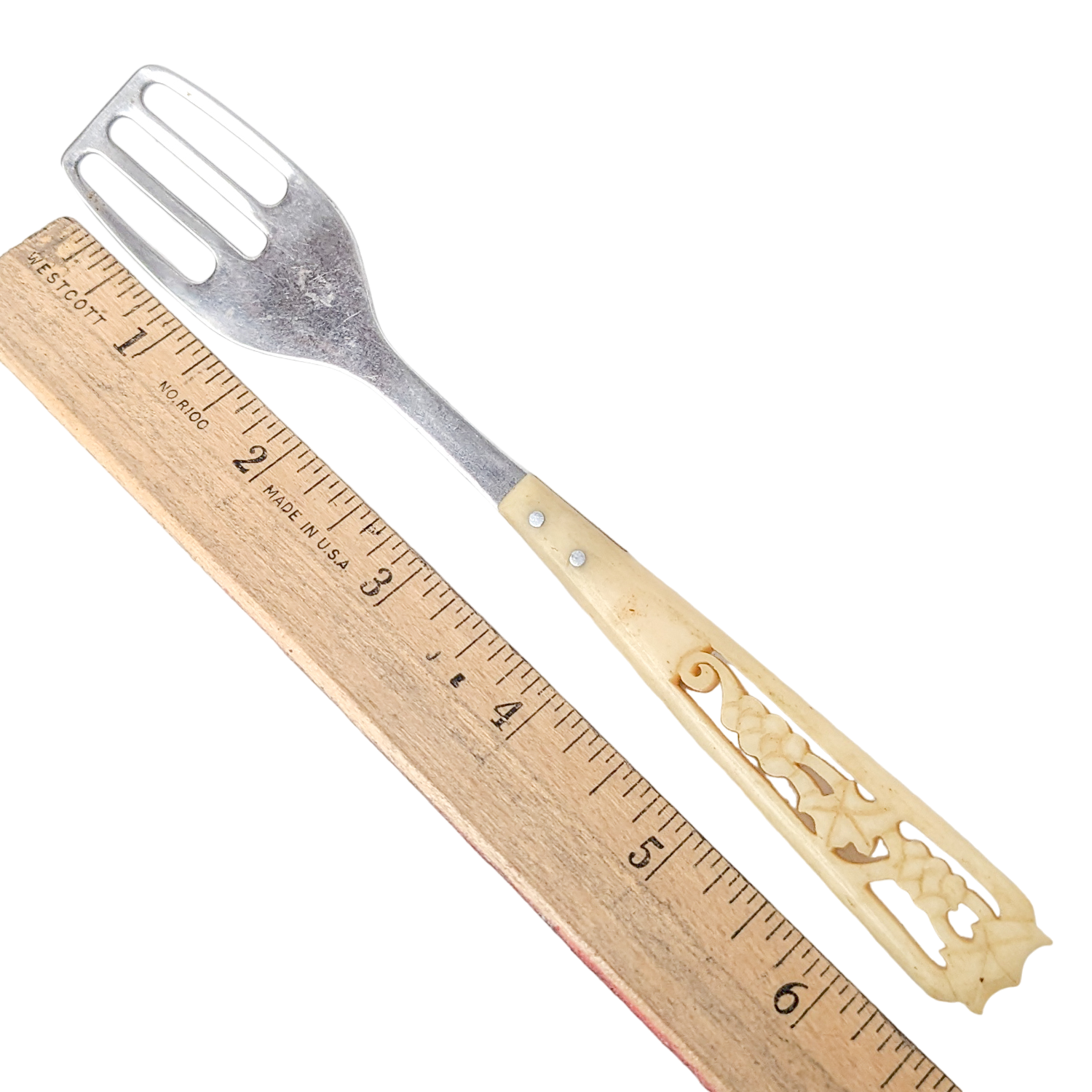 Get Your Hands on a Vintage Russian Herring Fork Closed Tines: Unique Antique!