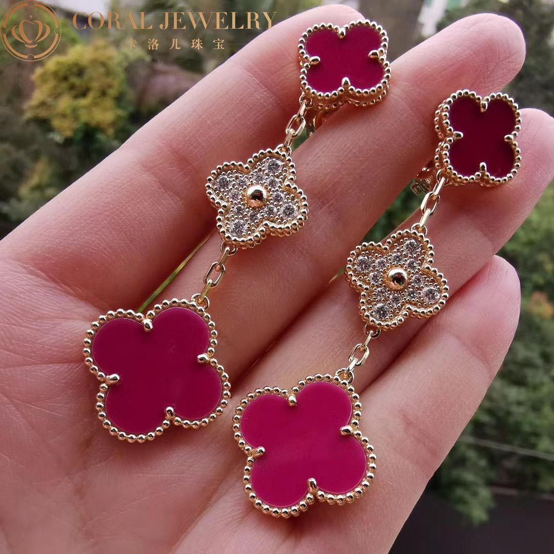 van cleef pink earrings for sale (find your perfect pair today)
