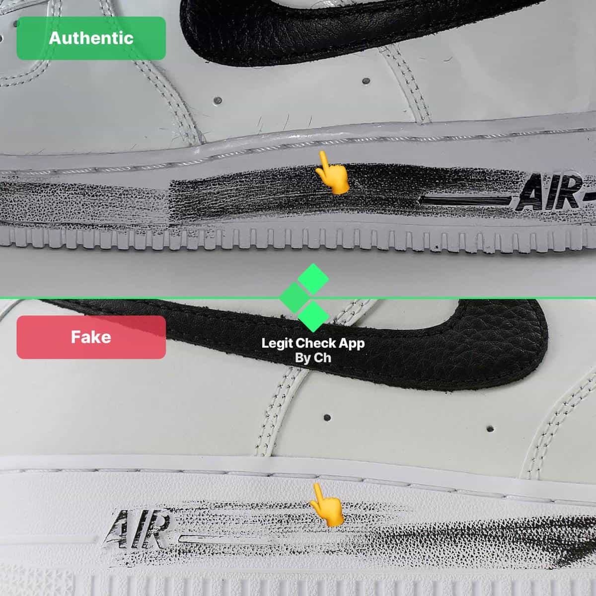air force one peaceminusone real vs fake (spot the difference quickly with this guide)