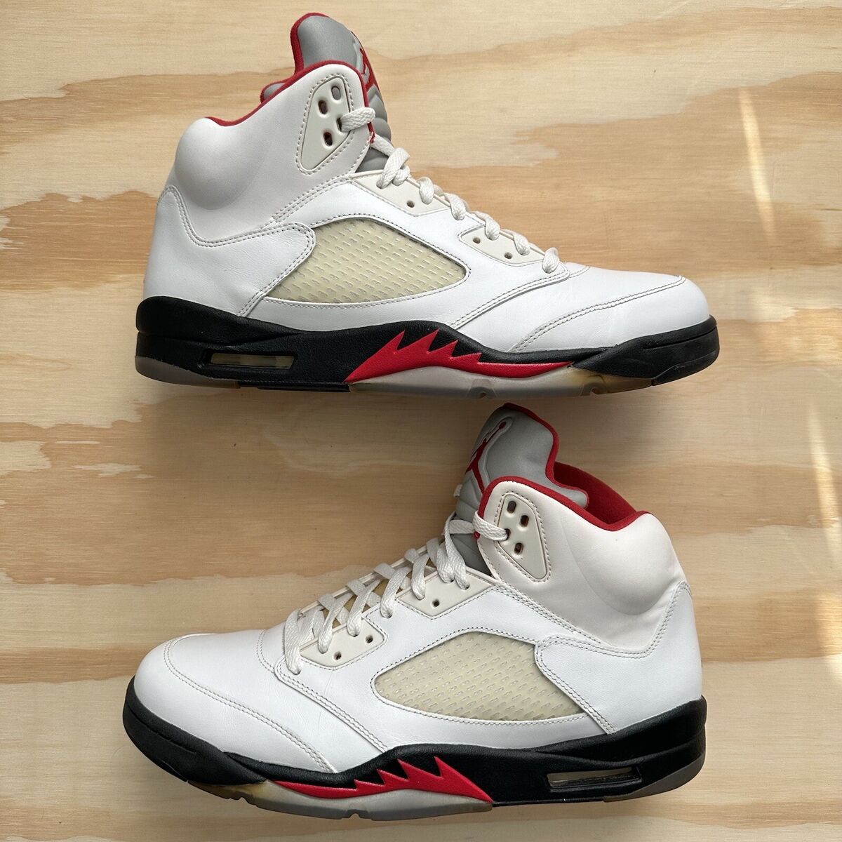 men's air jordan 5 retro fire red