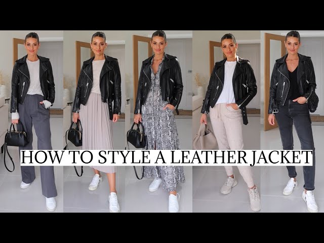 Easy Guide to Creating Chic Outfits With Leather Jacket.