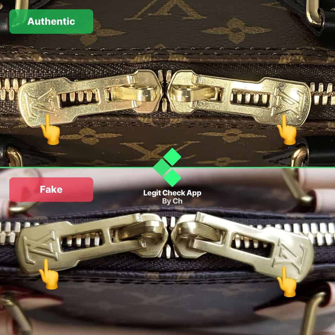 Real or Fake: How to Spot a Louis Vuitton Zipper Pull Authentic Check