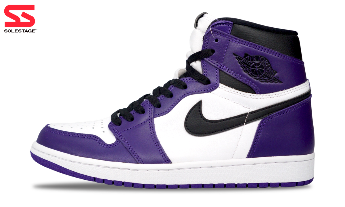 purple air jordan 1