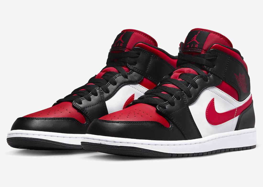 red black and white air jordans