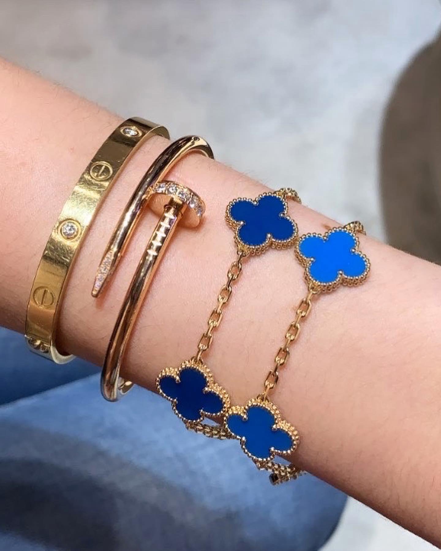 How to clean and care for your blue van cleef bracelet properly!