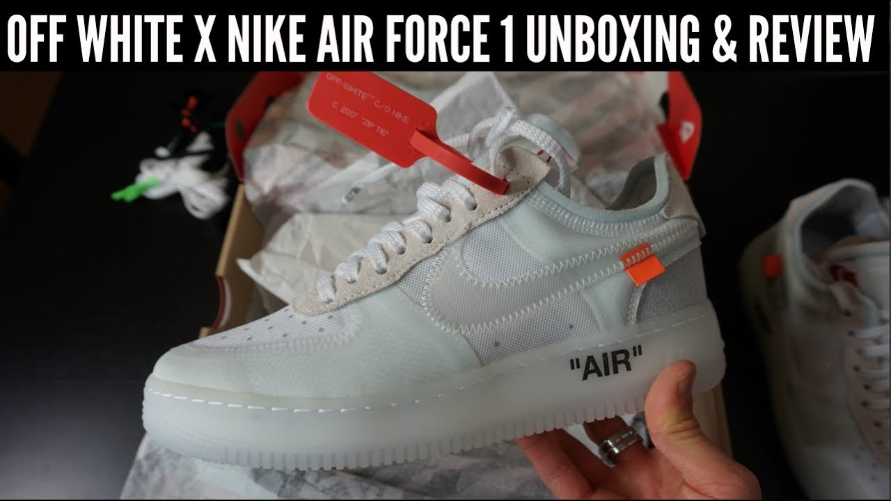 Unboxing the Grey Off-White Air Force 1: First Impressions
