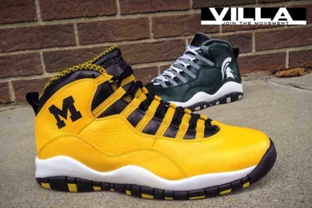 black and yellow jordan 10