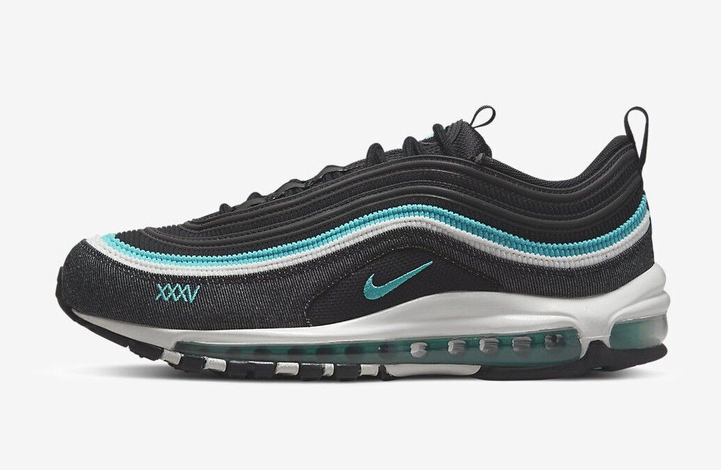 teal and black nike air max