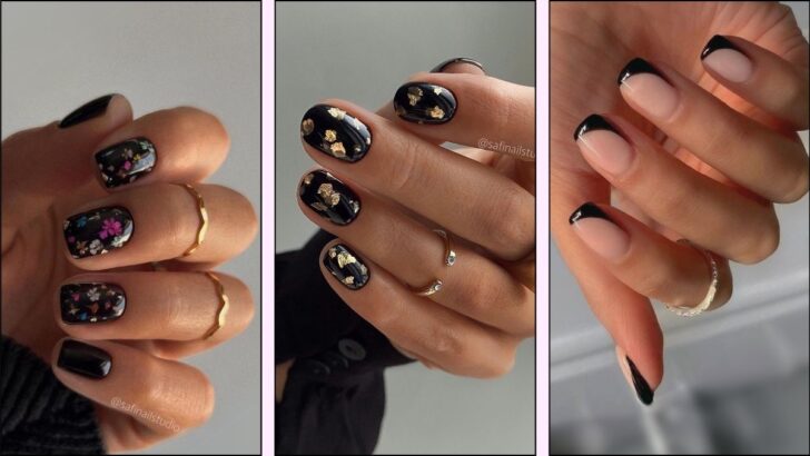 Best Nail Ideas Black for 2024 (Simple Black Nail Art to Try at Home)