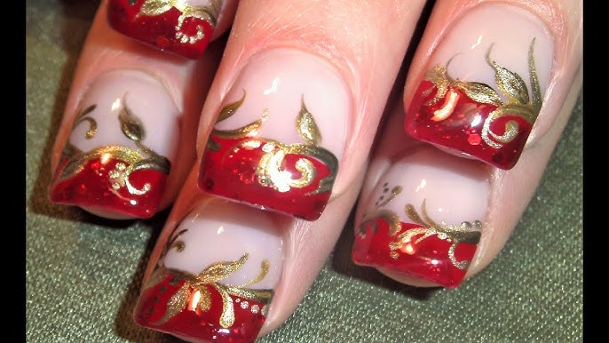 Red and Gold Nail Art Designs: Get the Chic Look Step by Step!