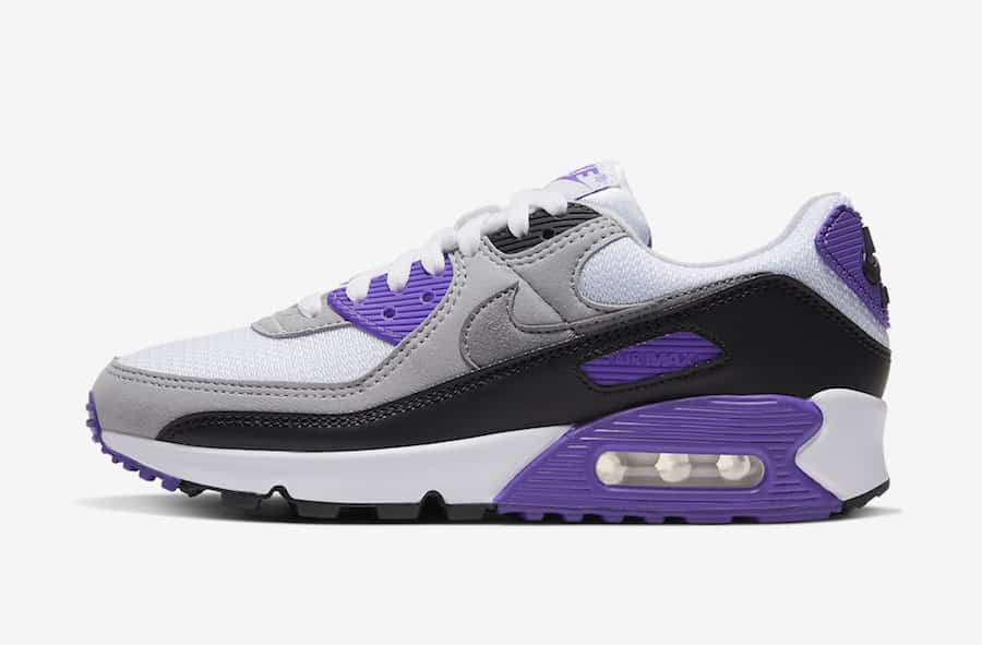 purple and grey air max