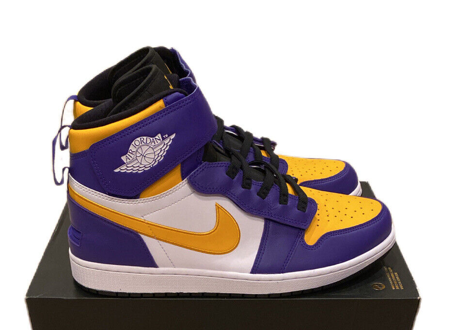 yellow purple nike shoes