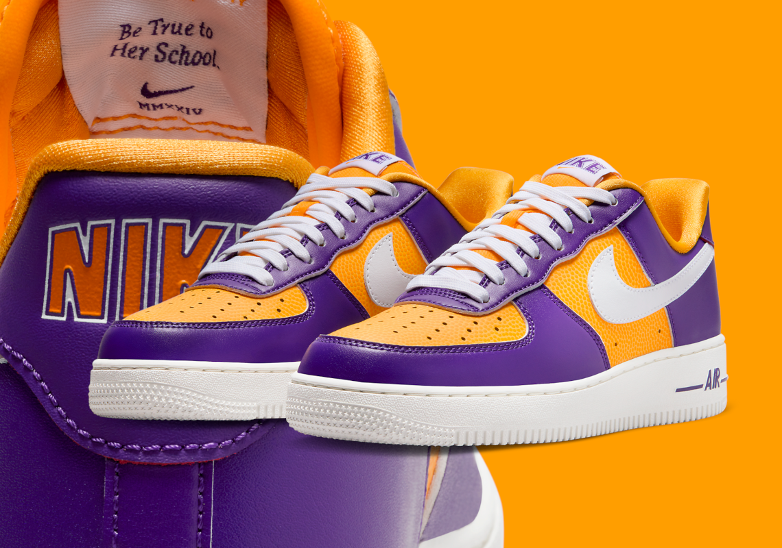 yellow purple nike shoes