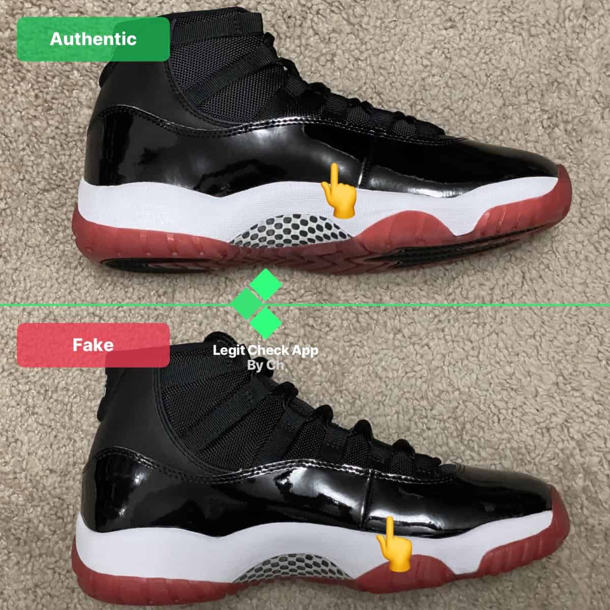 Gold Jordan 11 High: Real vs. Fake, Learn How to Spot the Difference!