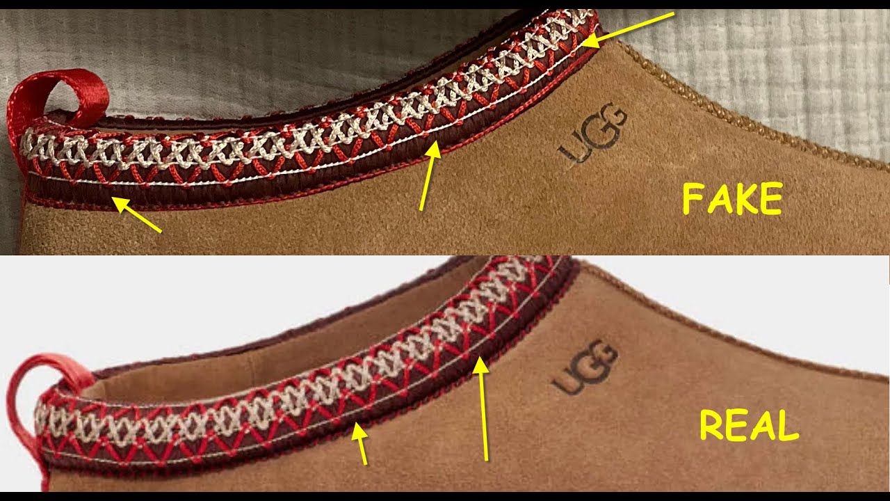 Real vs. Fake: How to Spot Authentic UGG Tasman Slippers Palace Online!