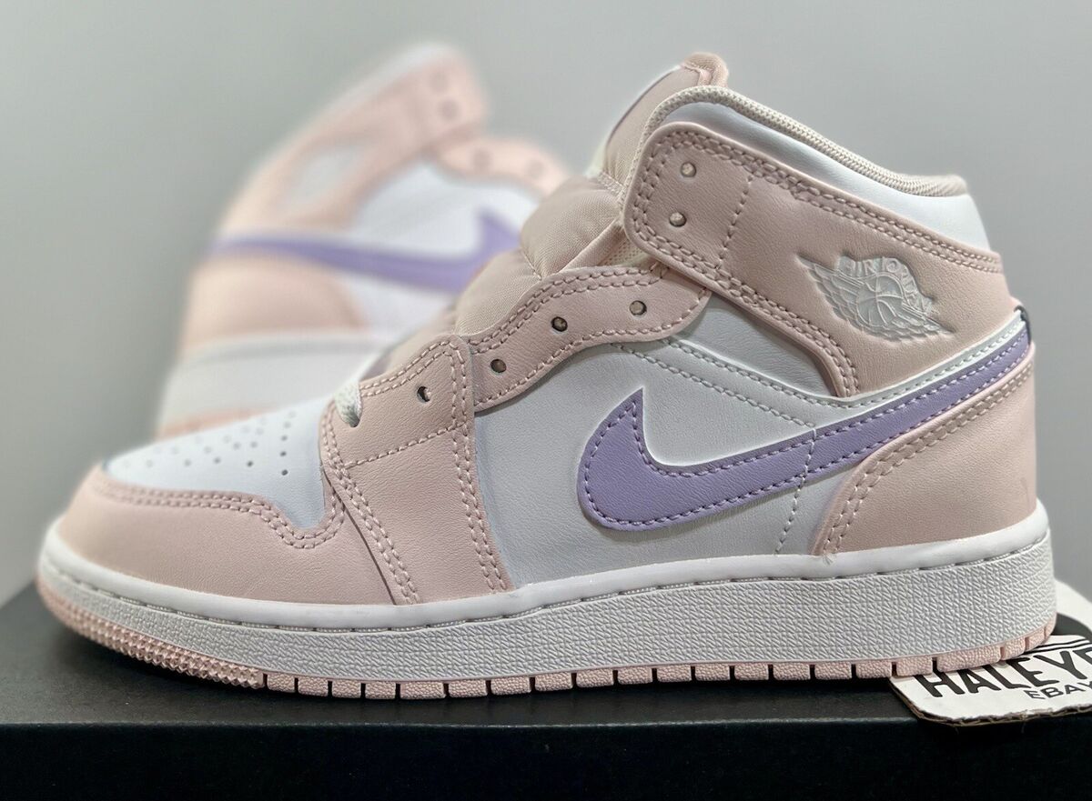 pink and purple jordans