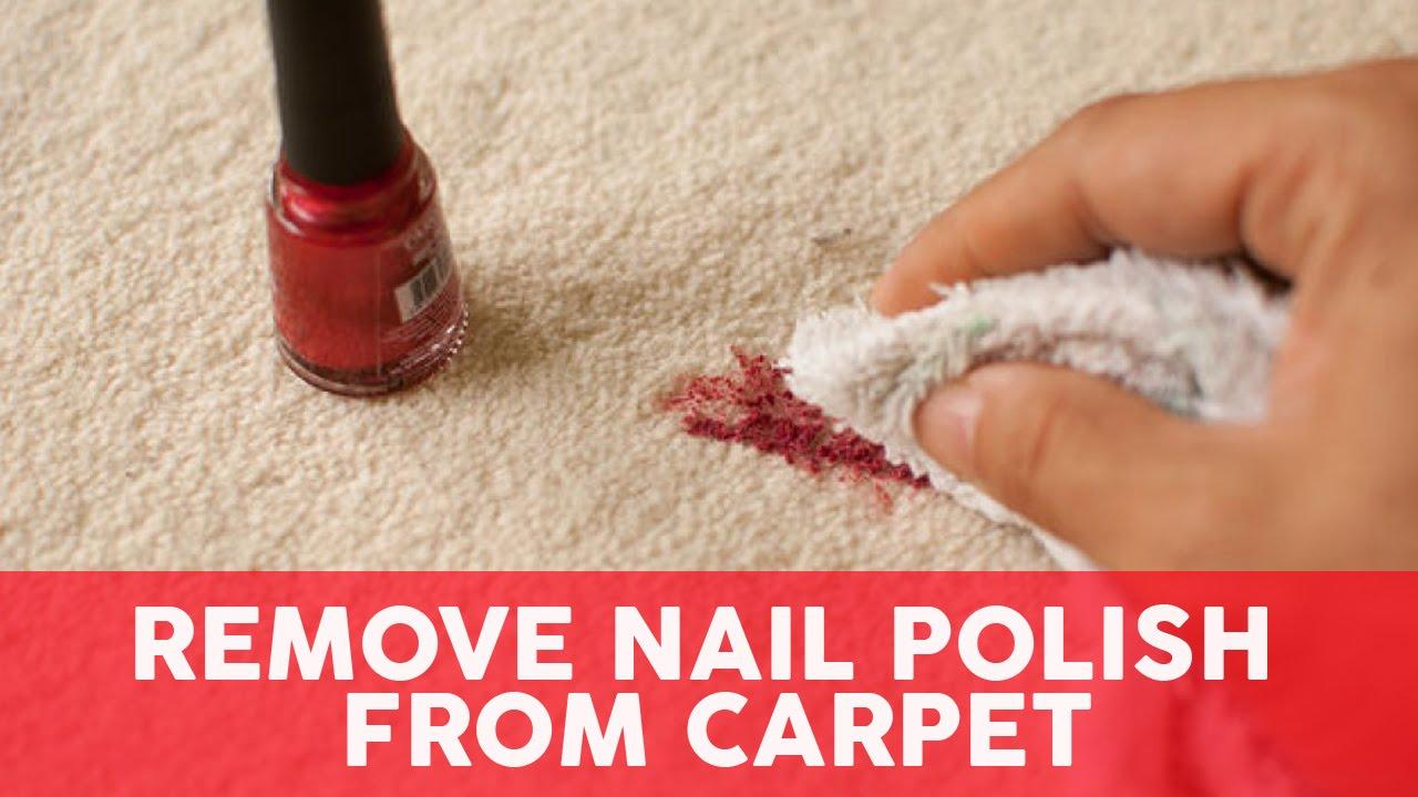 How do you get nail polish out of a rug? Try these easy hacks to fix the mess!