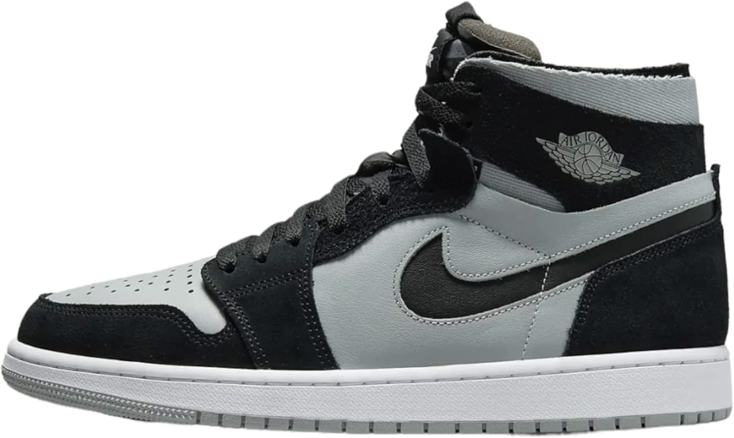 black and gray air jordans