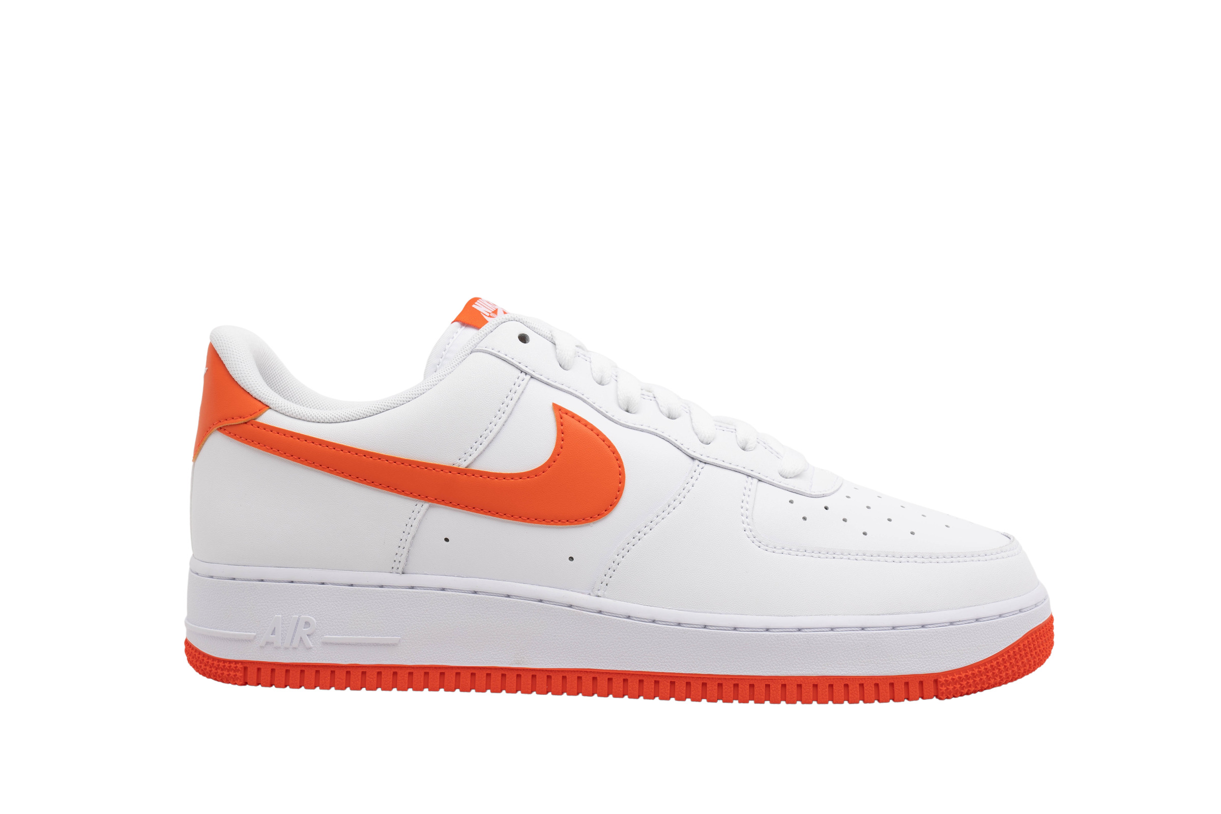 white and orange air force 1