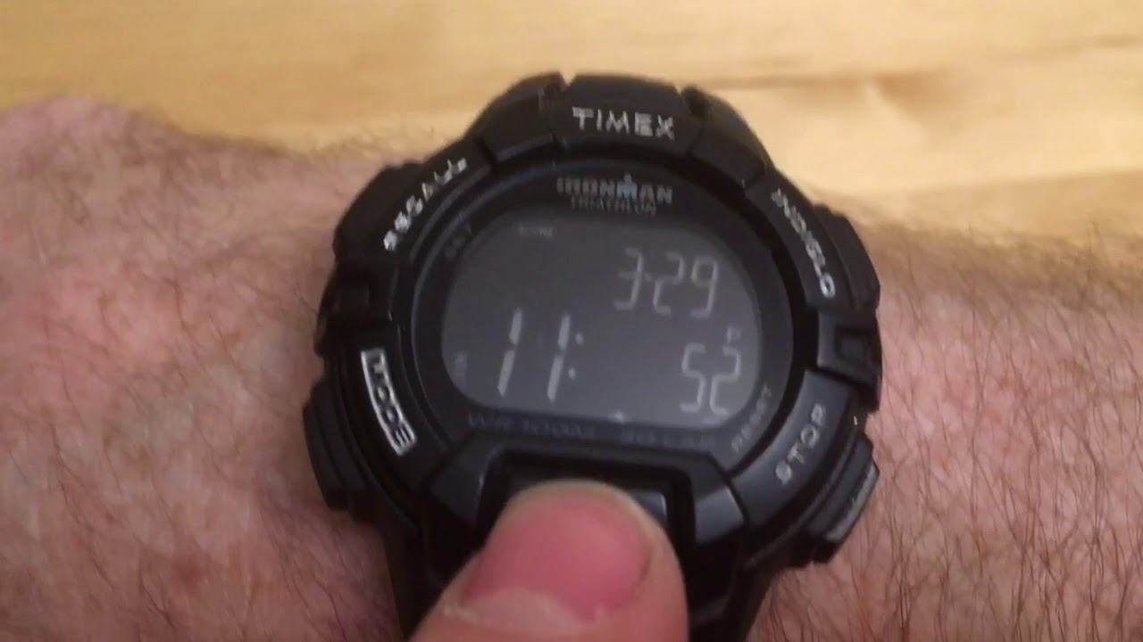 Having Trouble Setting Time on Timex Ironman Triathlon Watch? Heres the Fix You Need!