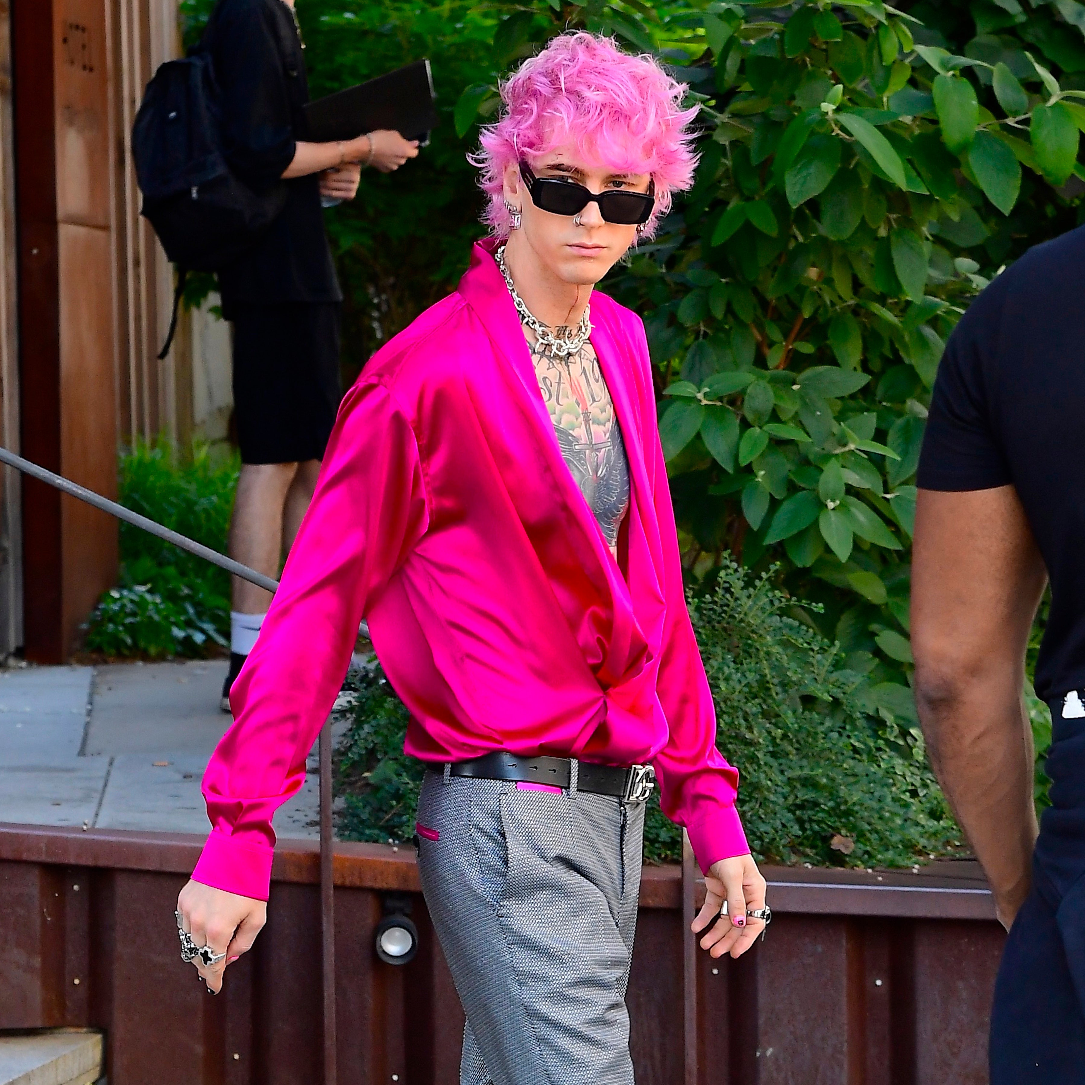 MGK Pink Everything Get the Latest Style Scoop and Shop the Look Right Now