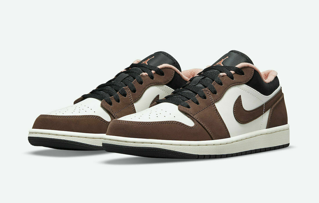 brown and white jordans