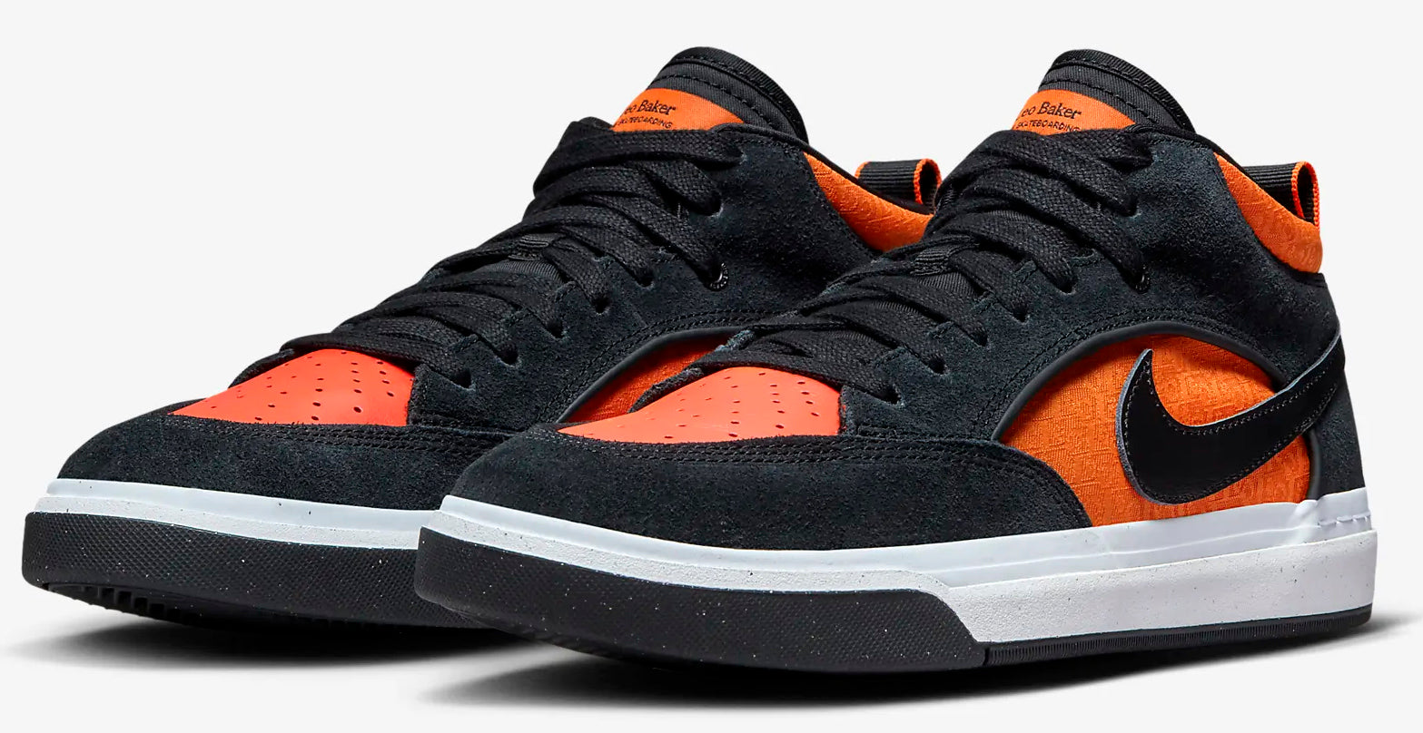 nike black and orange