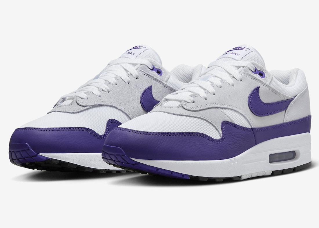 purple and grey air max