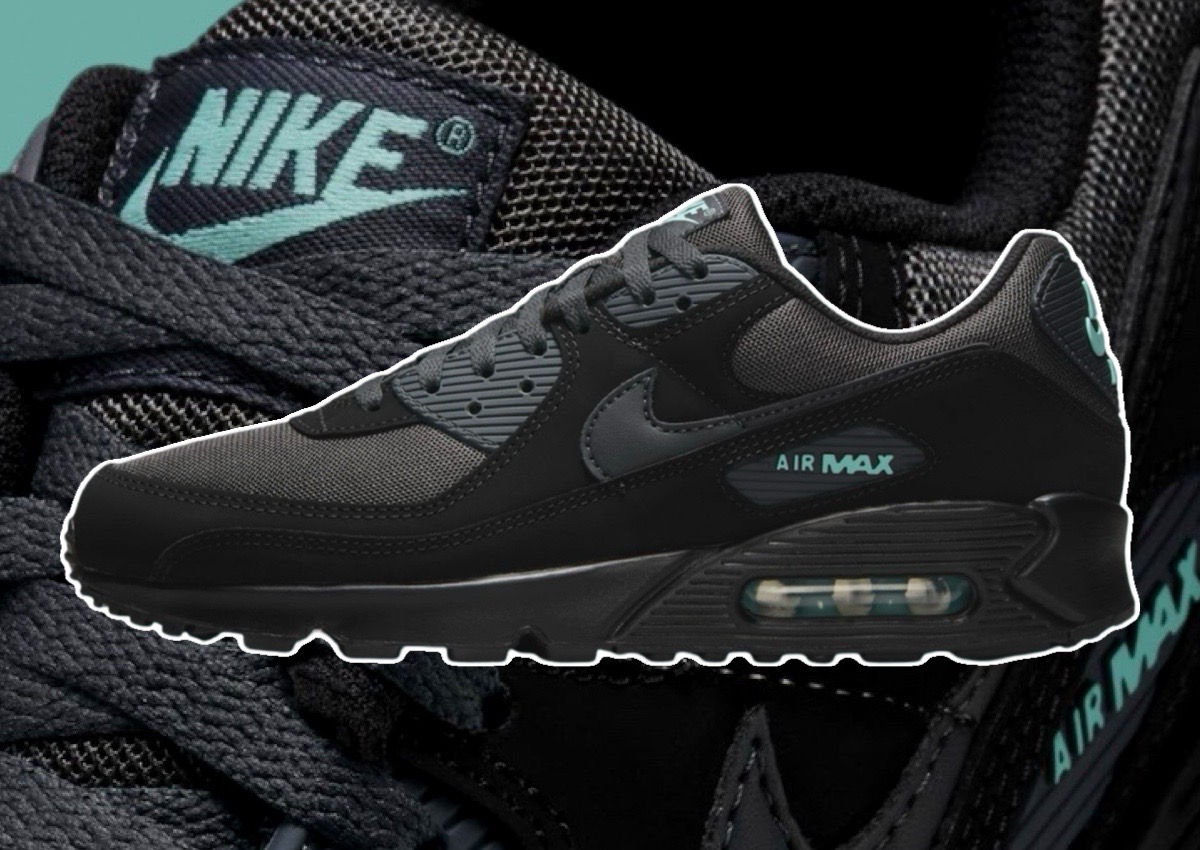 teal and black nike air max