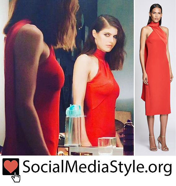 Alexandra Daddario Red Dress: Where to Get the Look for Less!